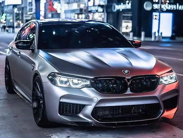 BMW 5 Series F90 M5 Sedan R Style Carbon Fiber Front Lip (2018 - 2020) - K2 Industries