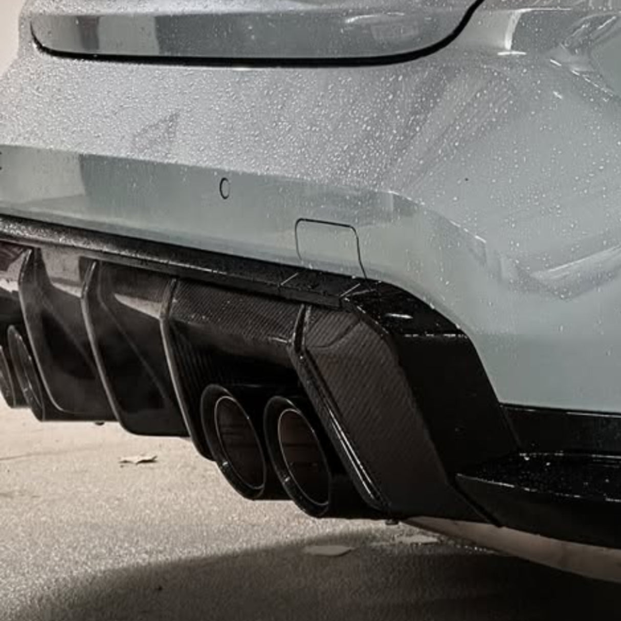 BMW 3 Series G80 G81 M3 / 4 Series G82 G83 M4 Carbon fiber OEM Style Diffuser Set (2019+)