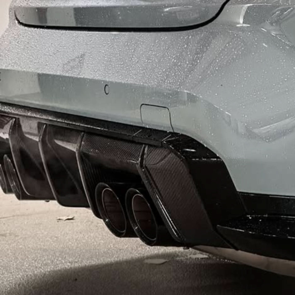 BMW 3 Series G80 G81 M3 / 4 Series G82 G83 M4 Carbon fiber OEM Style Diffuser Set (2019+)