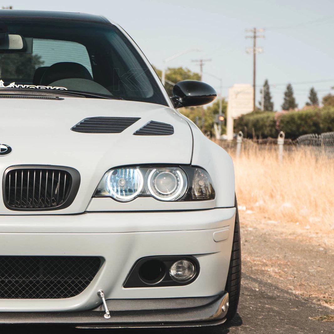 BMW 3 Series E46 M3 AC Style V2 Carbon Fiber Front Lip (2001 - 2006) - K2 Industries