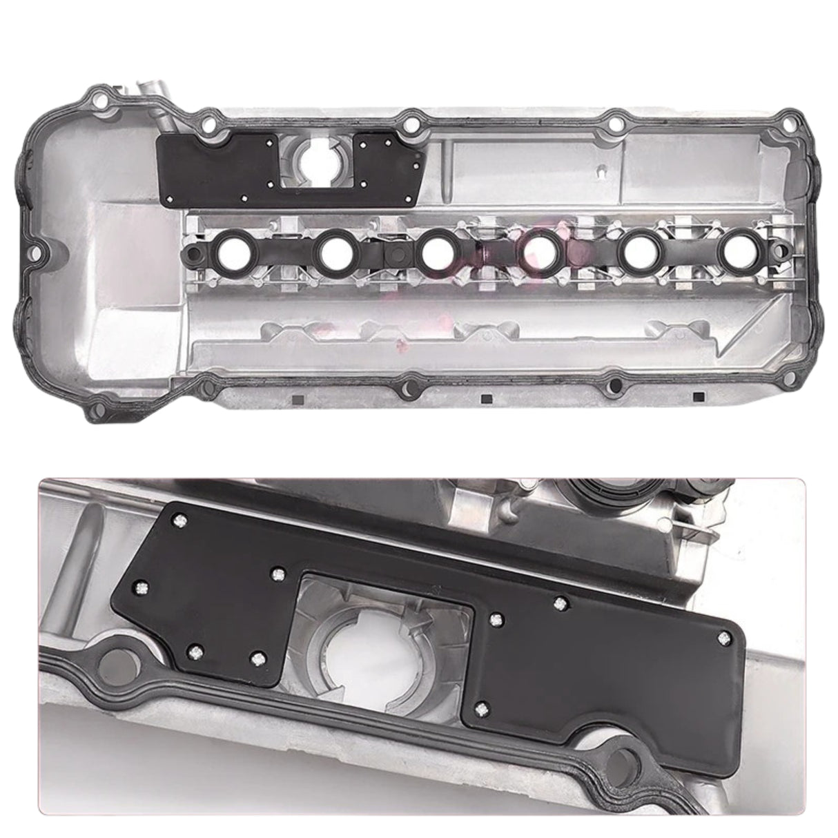 Aluminum Engine Valve Cover Kit for BMW M54/M52 – Fits E36, E46, E39, E53, X5 & Z3