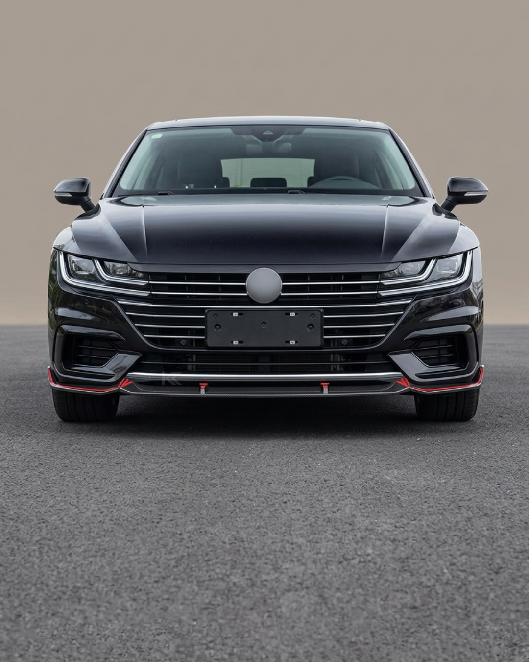 2017–2021 Volkswagen Arteon 3H7 Front Lip Splitter – Carbon Fiber