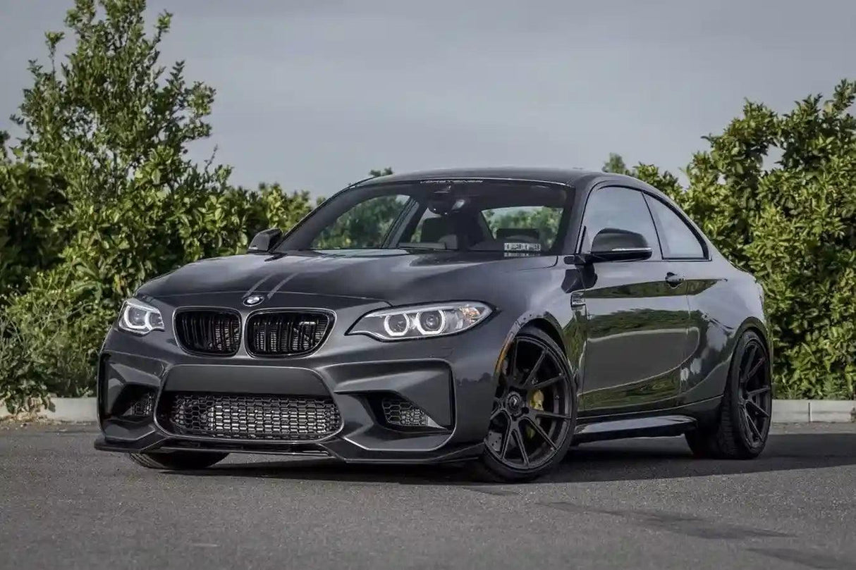 BMW 2 Series F87 M2/M2C Vor Style Carbon Fiber Front Lip (2016 - 2019) - K2 Industries