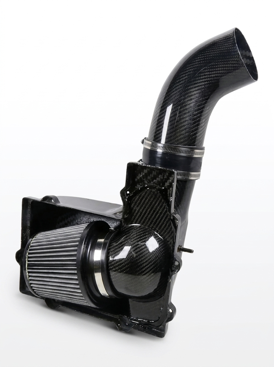 VW Golf MK7 R GTI Audi S3 8V EA888 2.0T Real Carbon Fiber High Flow Cold Air Intake System OE KD4232BK