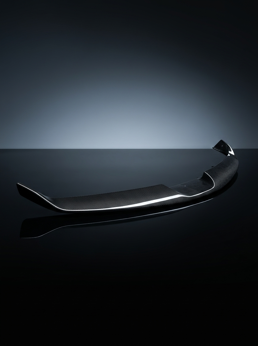 2019+ Ferrari SF90 OEM Style Bolt-On Front Lip Splitter - Dry Carbon Fiber