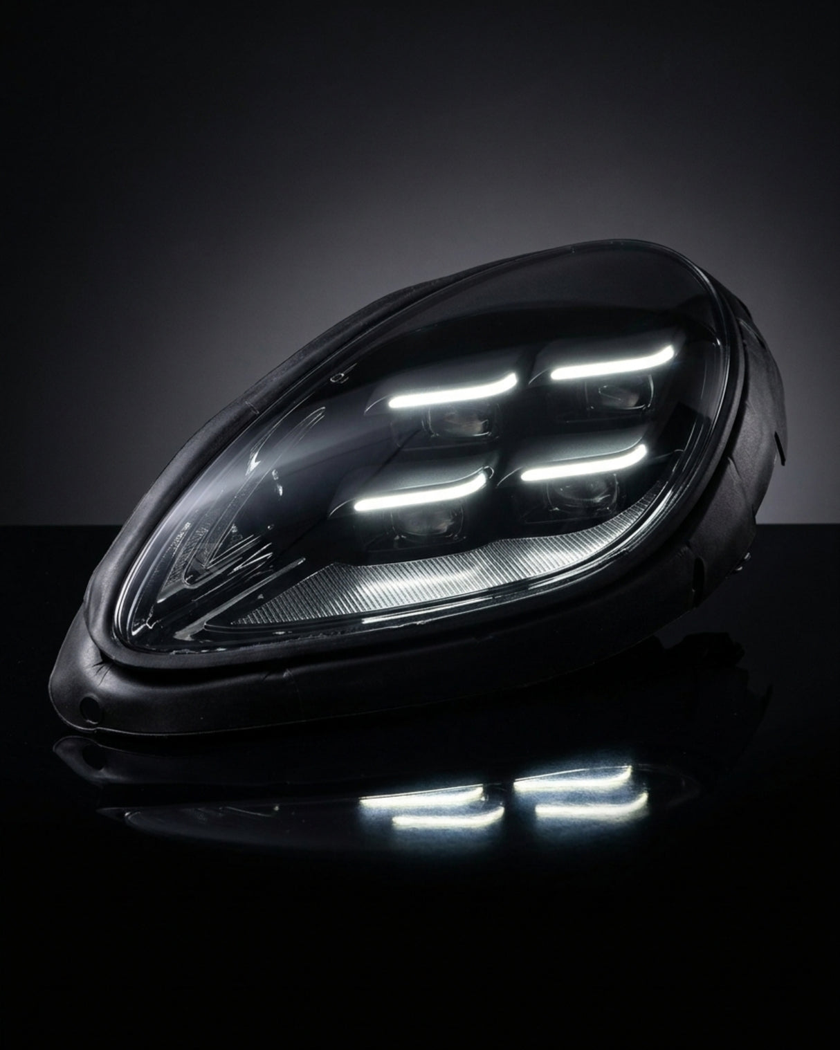 Porsche Macan 95B / 95B.1 LED Headlight Assembly with Daytime Running Lights 2014 - 2020 (Upgrade to 95B.3 Style / Replaces 96463190703)