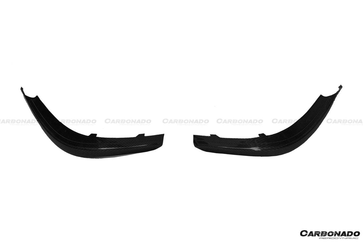 2014-2017 Mercedes Benz C217 S63 S65 AMG Coupe OE Style Carbon Front Bumper Canards