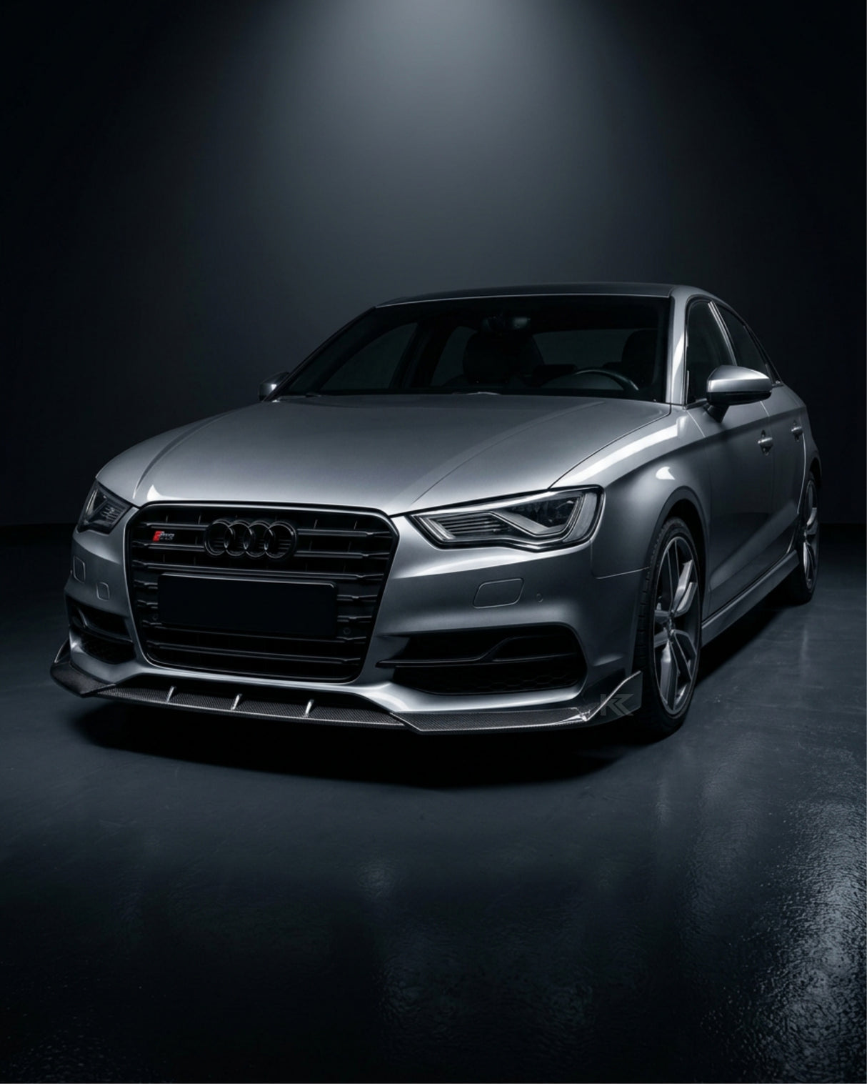2014–2016 Audi A3 S-Line / S3 8V Sedan Front Bumper Splitter – Carbon Fiber