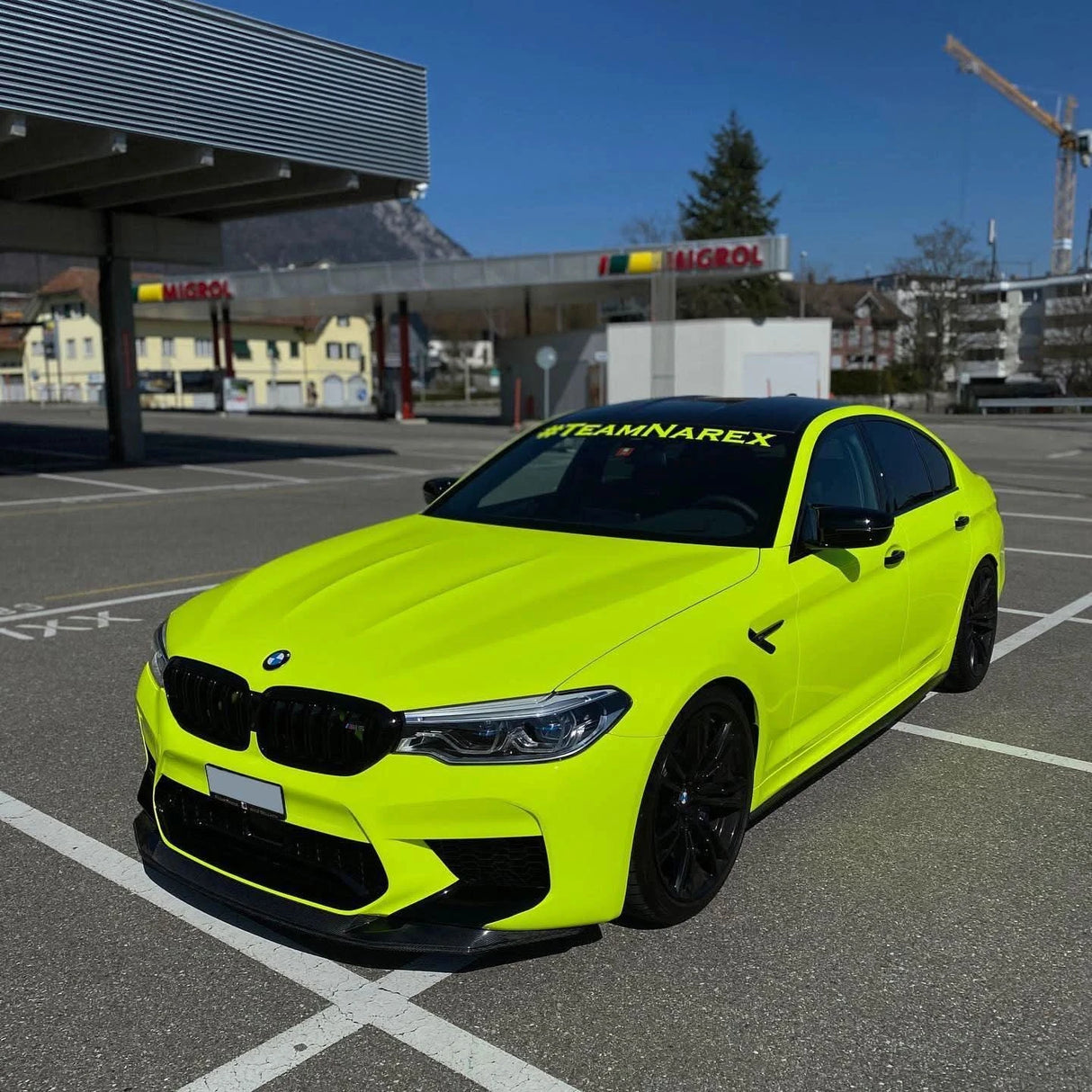 BMW 5 Series F90 M5 GTS Style Carbon Fiber Front Lip Splitter (2019 +) - K2 Industries