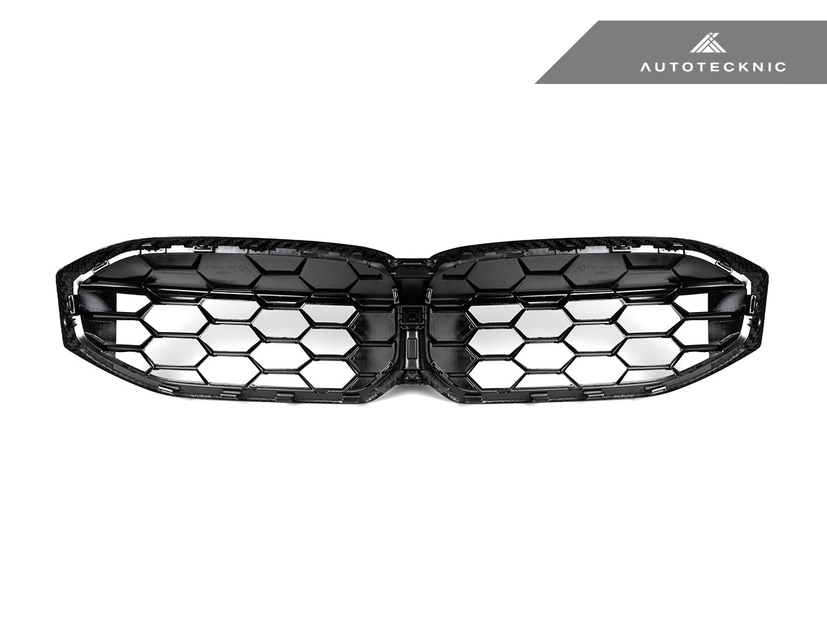 AutoTecknic Dry Carbon Fiber Honeycomb Front Grille - G20 3-Series LCI
