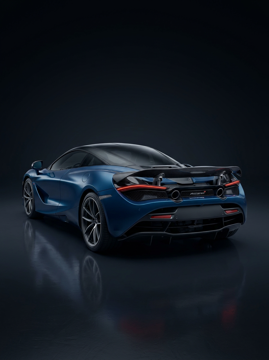 McLaren 720S Spider Dry Carbon Fiber Rear Wing OEM Style 2017 - 2019