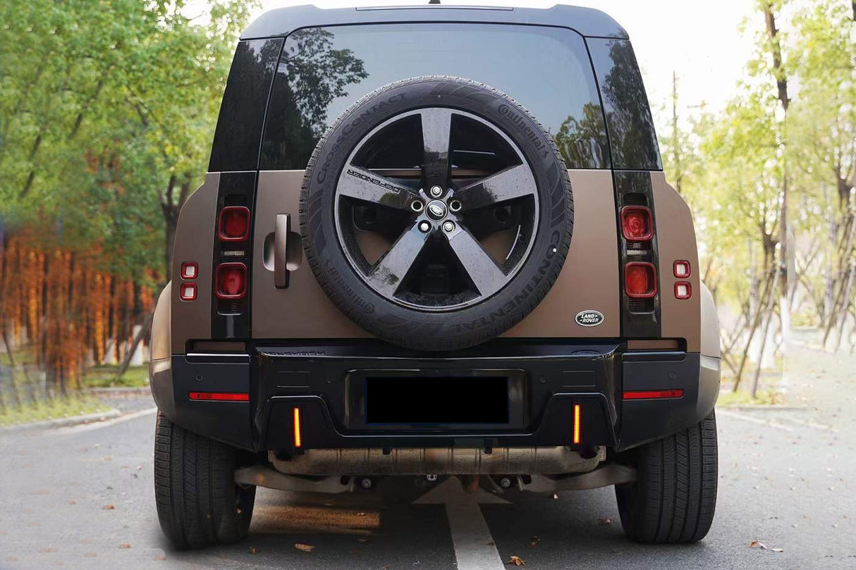 2020-2024 Land Rover Defender rock style Rear Lip & with LED Light