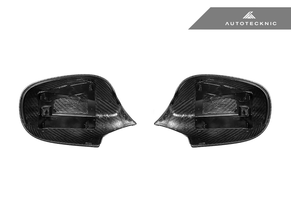 AutoTecknic Dry Carbon Fiber Mirror Cap Set - E82 1-Series LCI