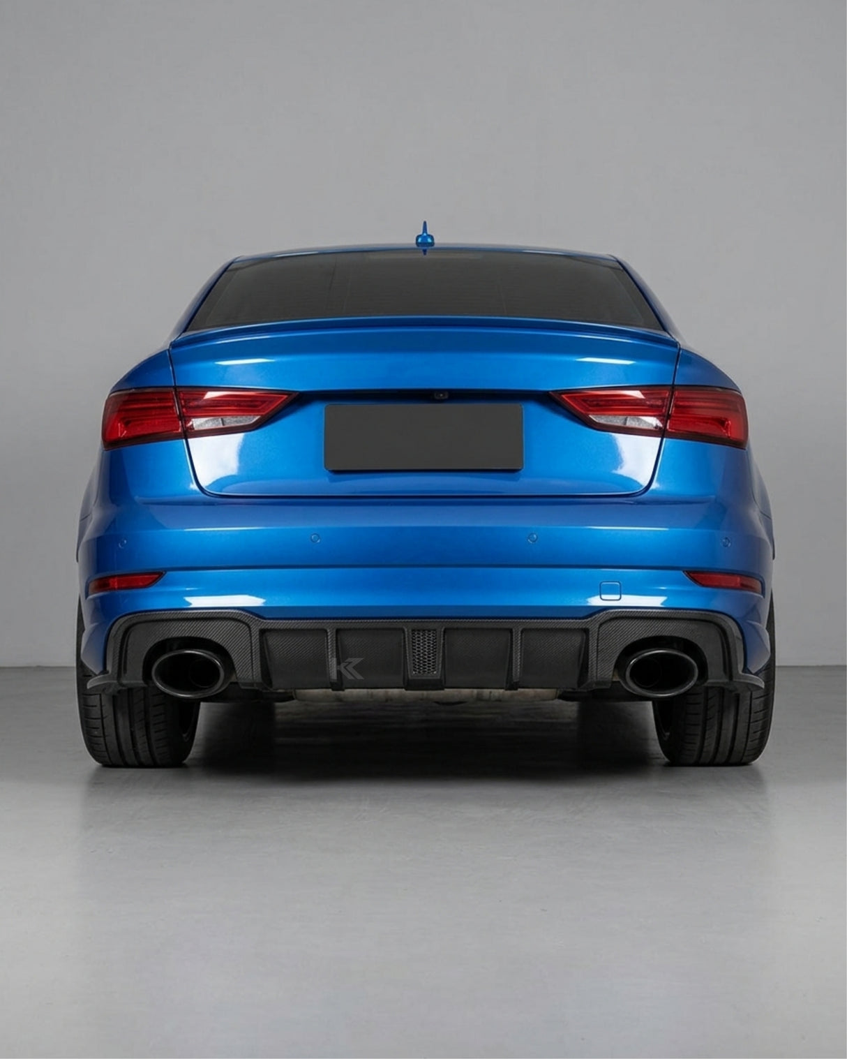 2017–2019 Audi RS3 8V Sedan Rear Bumper Diffuser Lip – Carbon Fiber