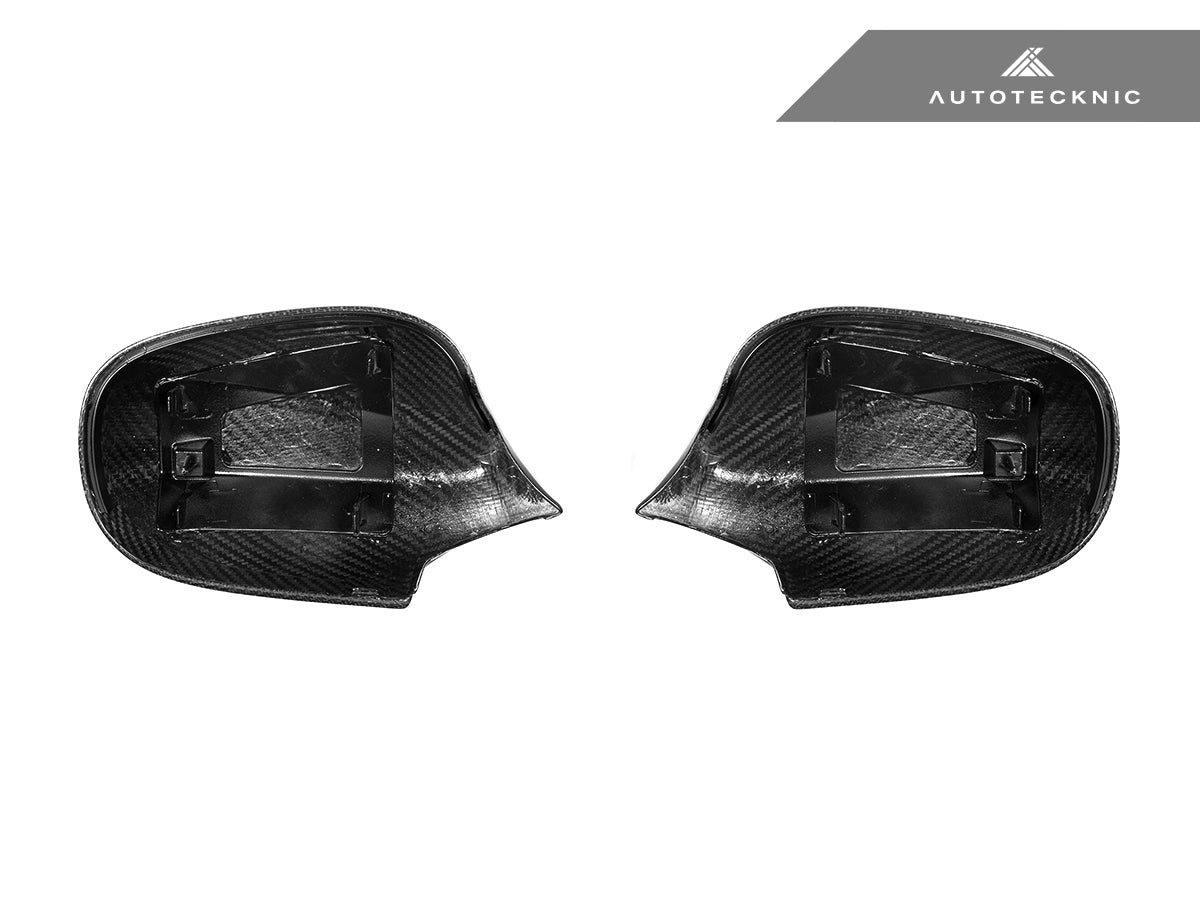 AutoTecknic Dry Carbon Fiber Mirror Cap Set - E90 3-Series Sedan LCI