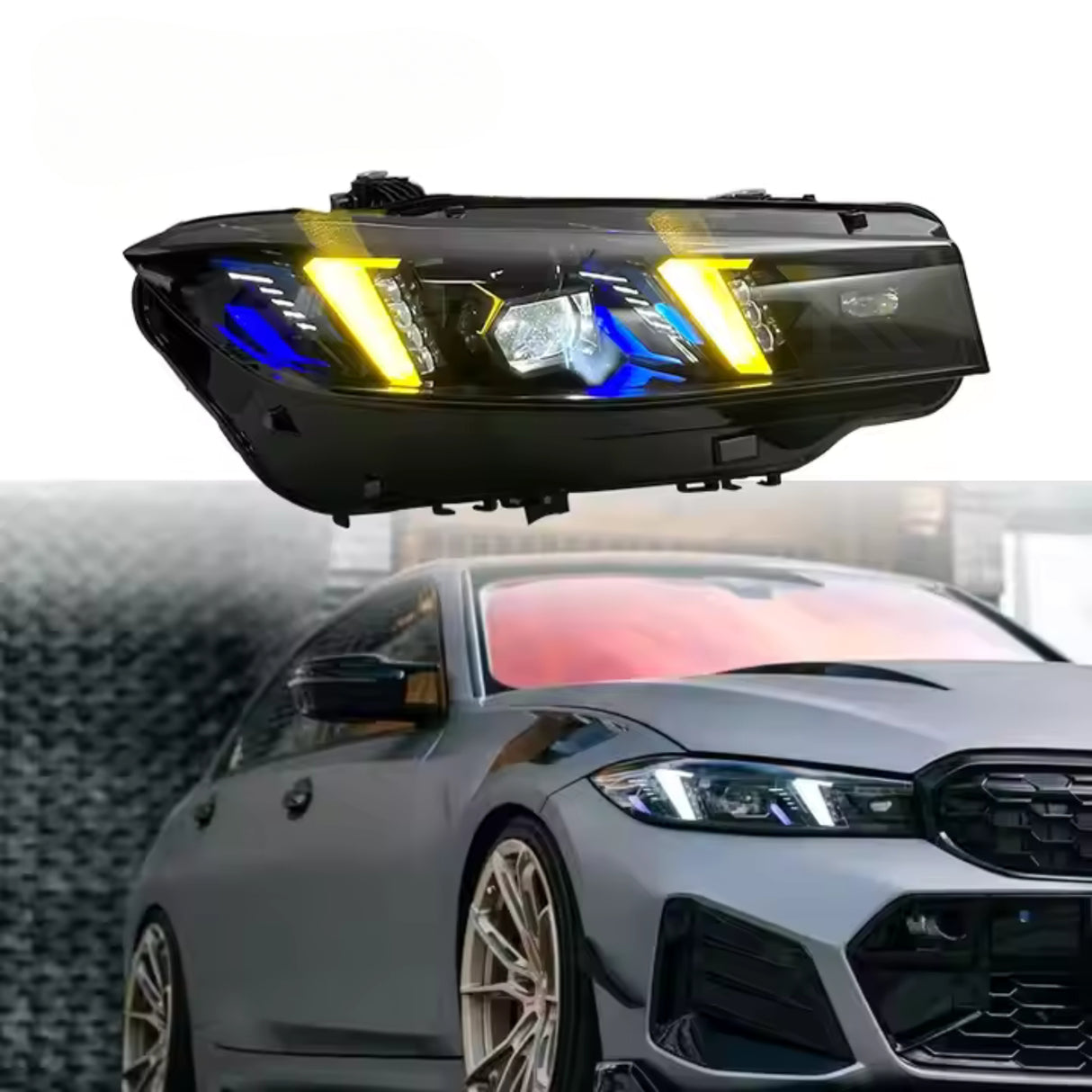BMW 3 Series G20 G28 Snake Eyes Style CSL LED Headlights (2019+)