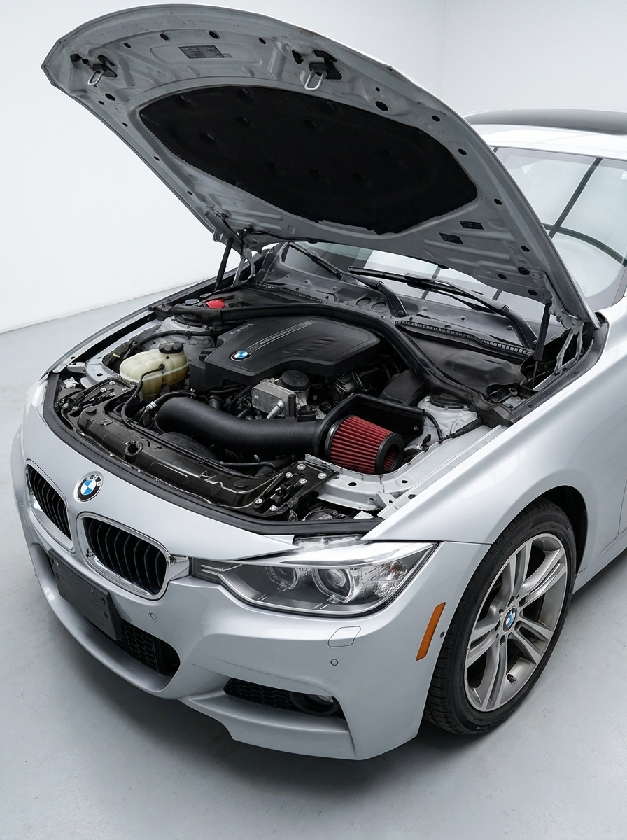 BMW 335i 435i M235i M2 F30 F32 F87 N55 3.0T High Flow Cold Air Intake System 2014 - 2016 OE EF4191BK