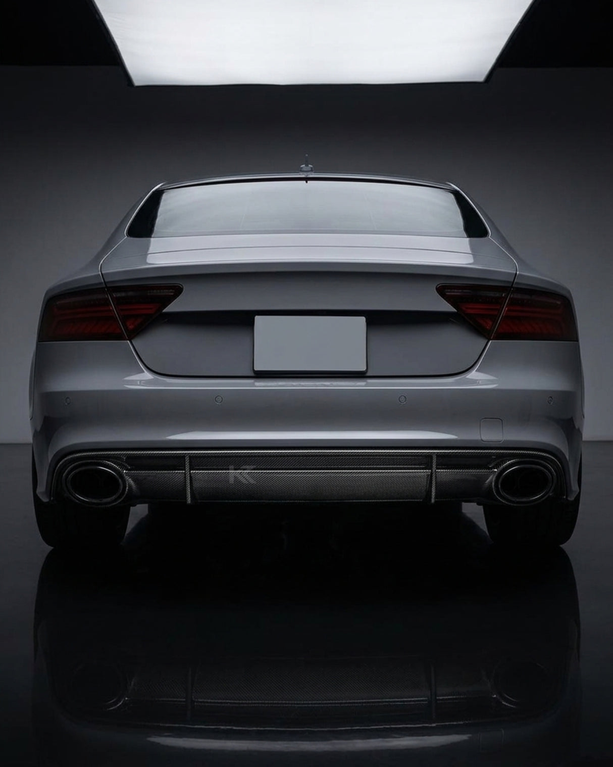 2014–2018 Audi RS7 C7 4G Sportback Factory Style Rear Bumper Diffuser – Dry Carbon Fiber