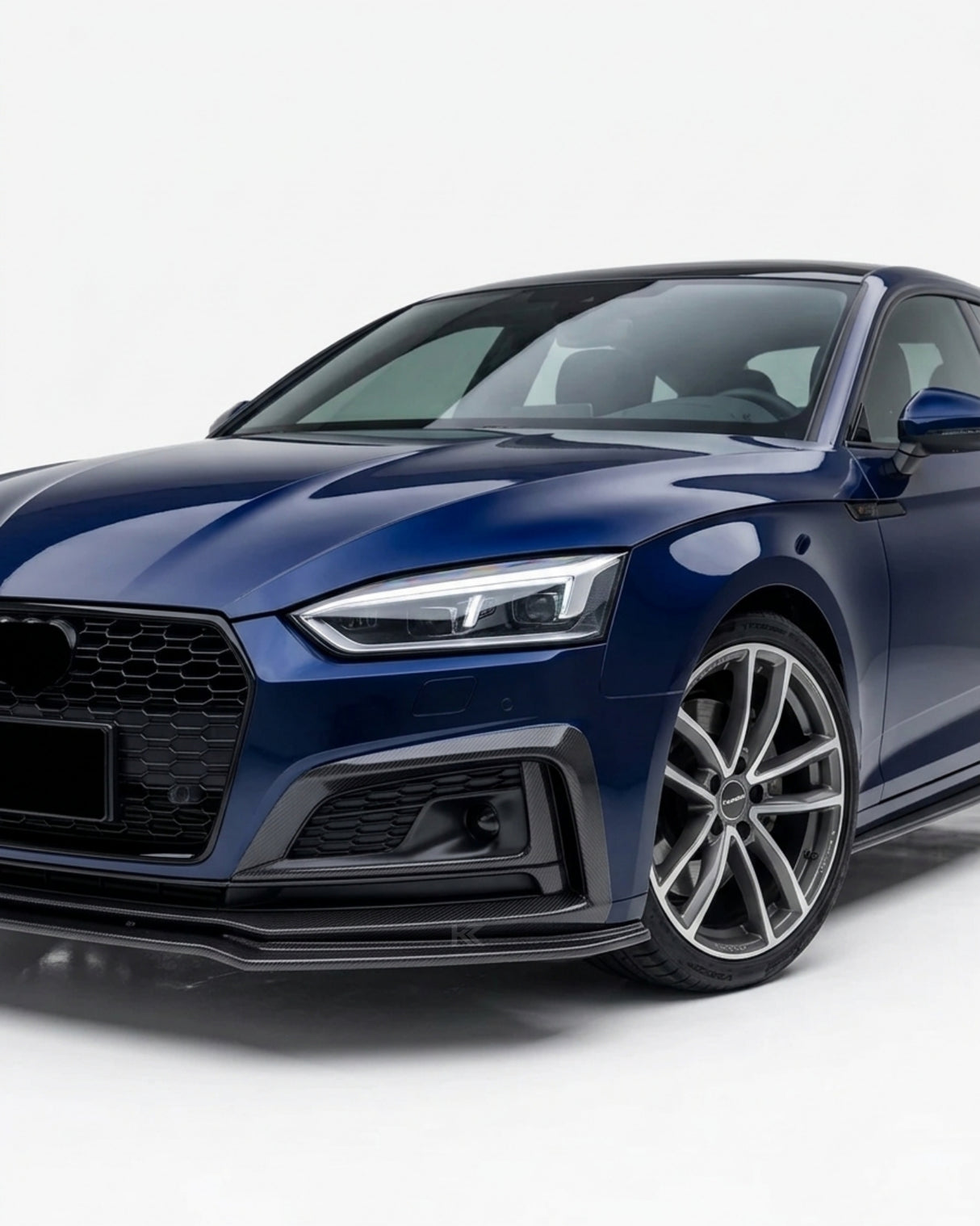 2017–2019 Audi A5 S-Line / S5 B9 Coupe & Sportback Front Lip Splitter – Carbon Fiber