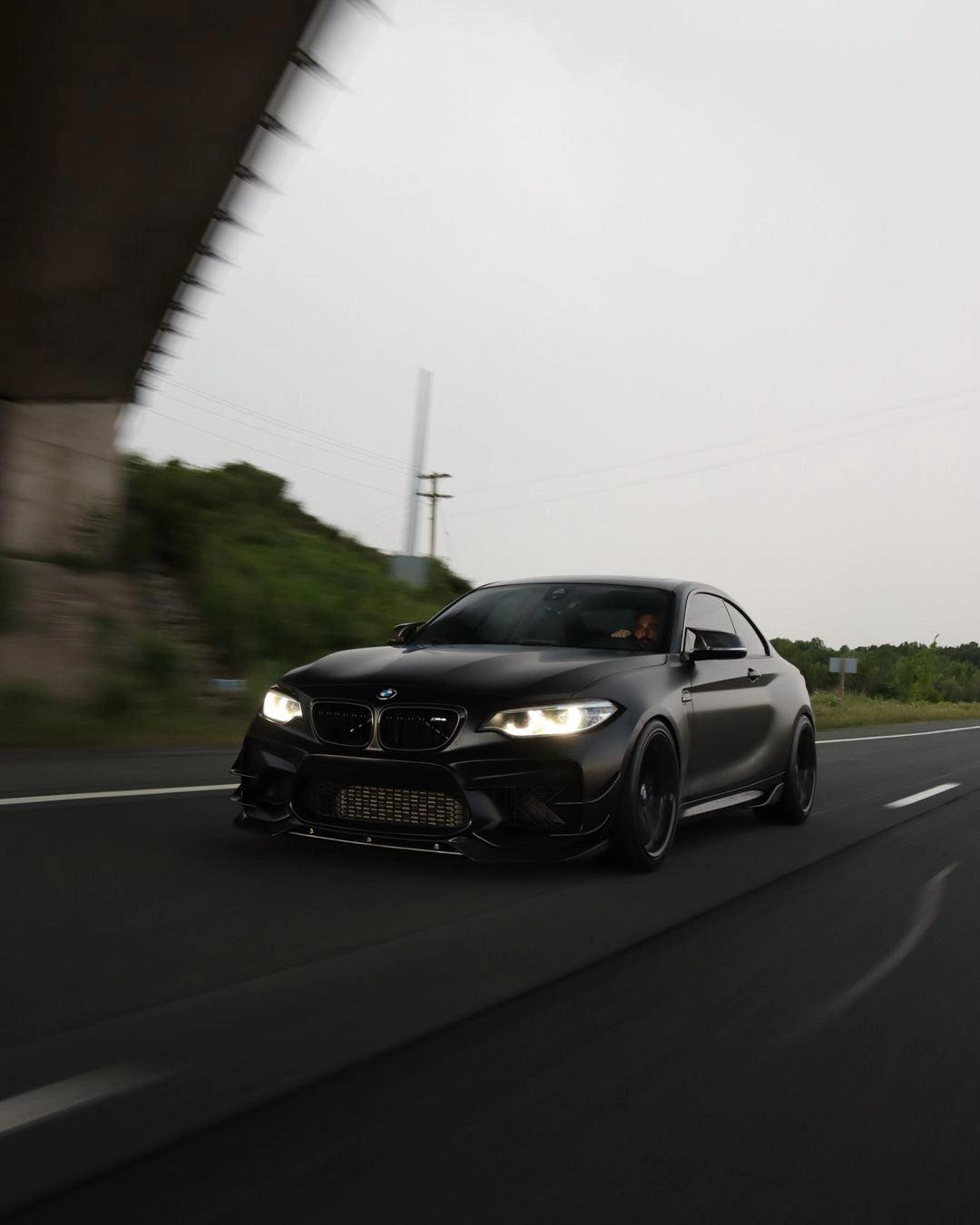 BMW 2 Series F87 M2/M2C Vor Style Carbon Fiber Front Lip (2016 - 2019) - K2 Industries