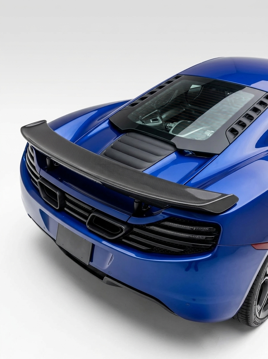 2011-2017 McLaren MP4-12C 650S 625C OEM Style Ducktail Rear Spoiler - Dry Carbon Fiber