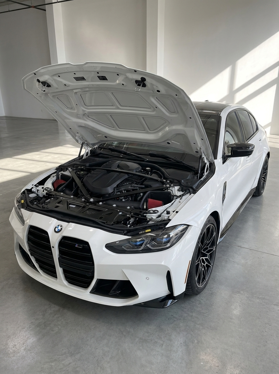 BMW M3 M4 Competition G80 G82 S58 3.0T High Performance Cold Air Intake System 2021+ OE EF4173BK