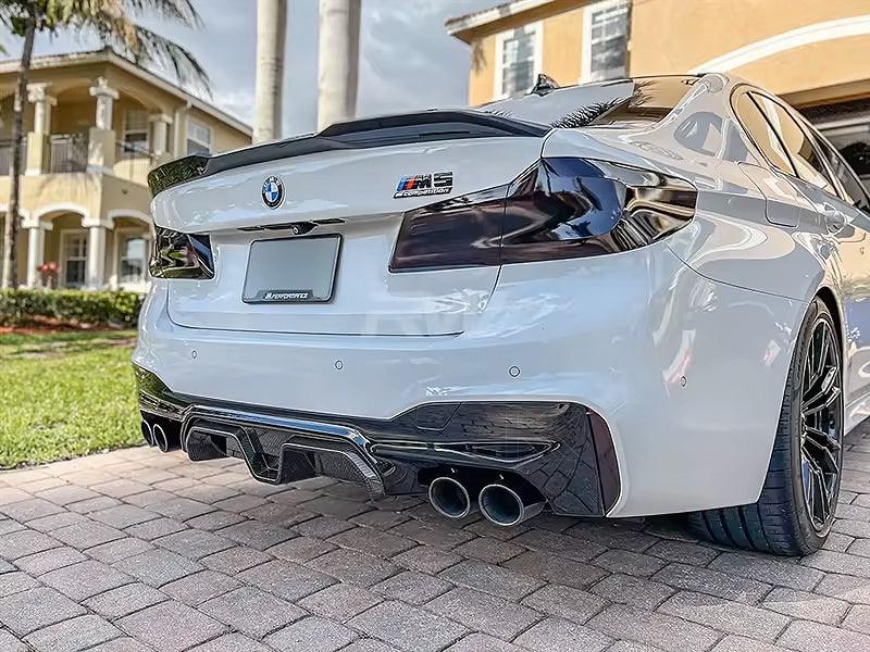BMW 5 Series F90 M5 CS Style Carbon Fiber Rear Diffuser (2020+) - K2 Industries