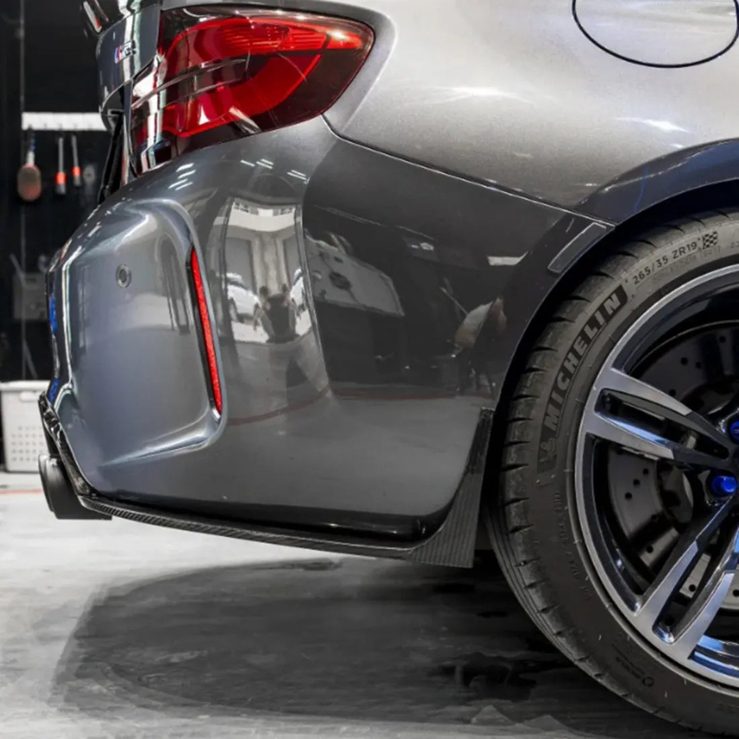 BMW 2 Series F87 Dry Carbon Fiber "KB" Style Diffuser (2014-2021)