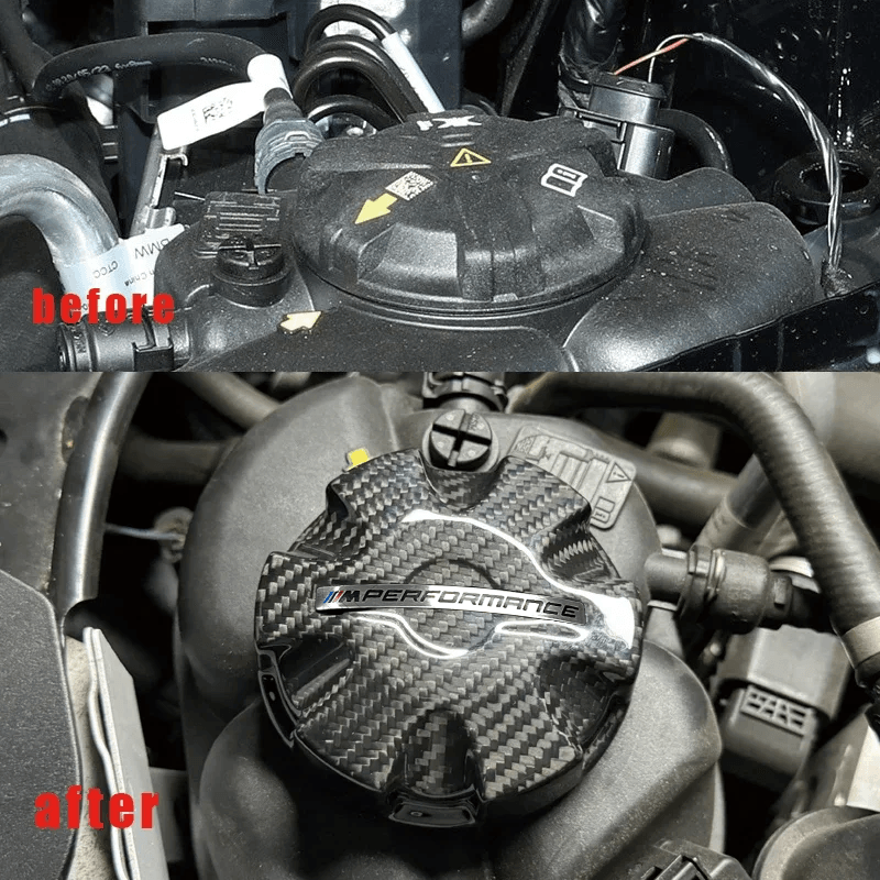 BMW MPerformance Carbon Fiber Radiator/Coolant Cap Cover - K2 Industries