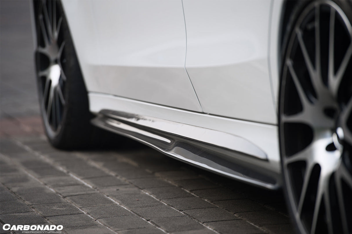 2015-2021 Mercedes Benz C-Class C63 AMG W205 Sedan PS Style Side Skirts