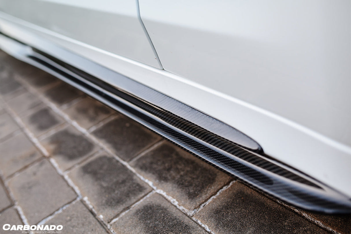 2015-2021 Mercedes Benz C-Class C63 AMG W205 Sedan PS Style Side Skirts