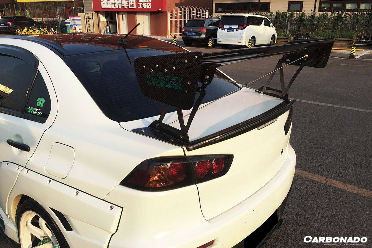 2008-2016 Mitsubishi Evo 10 VTC Style Carbon Fiber Trunk Spoiler