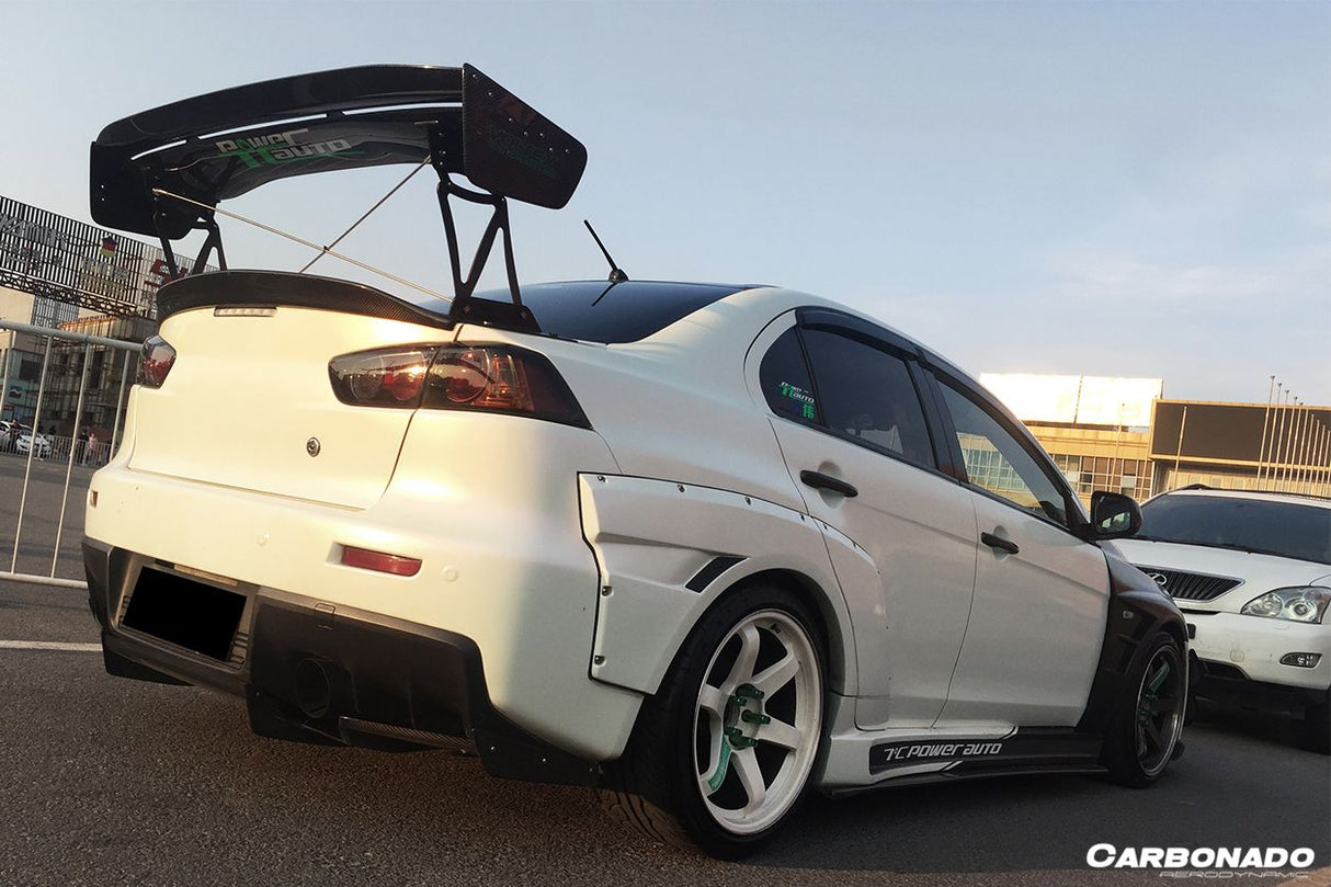 2008-2016 Mitsubishi Evo 10 VTC Style Carbon Fiber Trunk Spoiler