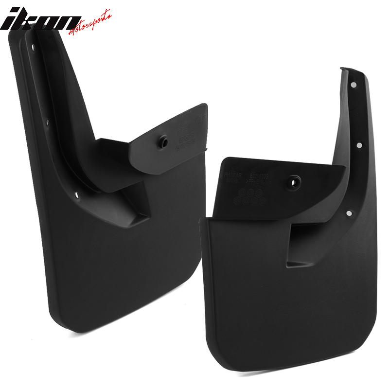 2018-2019 Jeep Wrangler JL JLU 4PCS Front Rear Splash Guard Flares PP