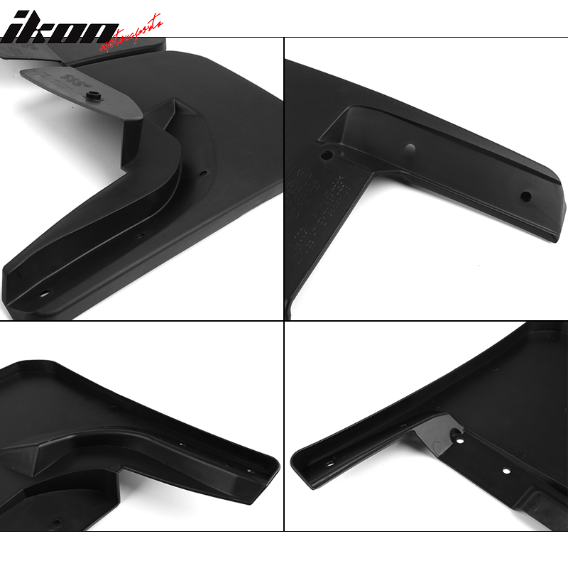 2018-2019 Jeep Wrangler JL JLU 4PCS Front Rear Splash Guard Flares PP