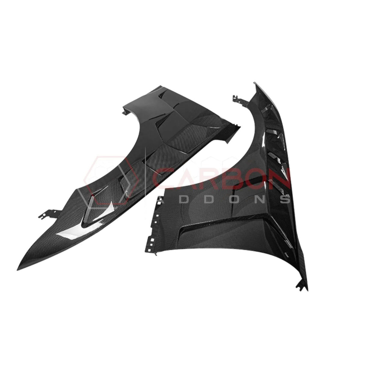 2024+ S650 Mustang GTD Style Carbon Fiber Fenders | V1