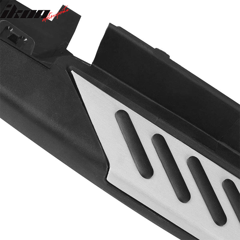 2014-2018 BMW X5 F15 OEM Style Silver Black Running Boards Aluminium