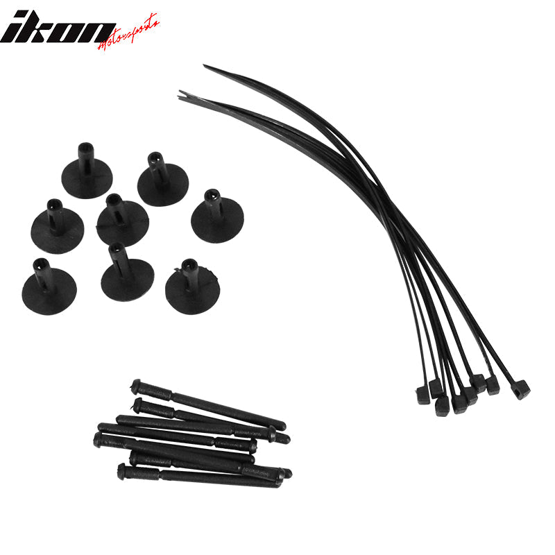 2015-2019 BMW X6 F16 Black & Silver 2PCS Running Boards Side Step Bars