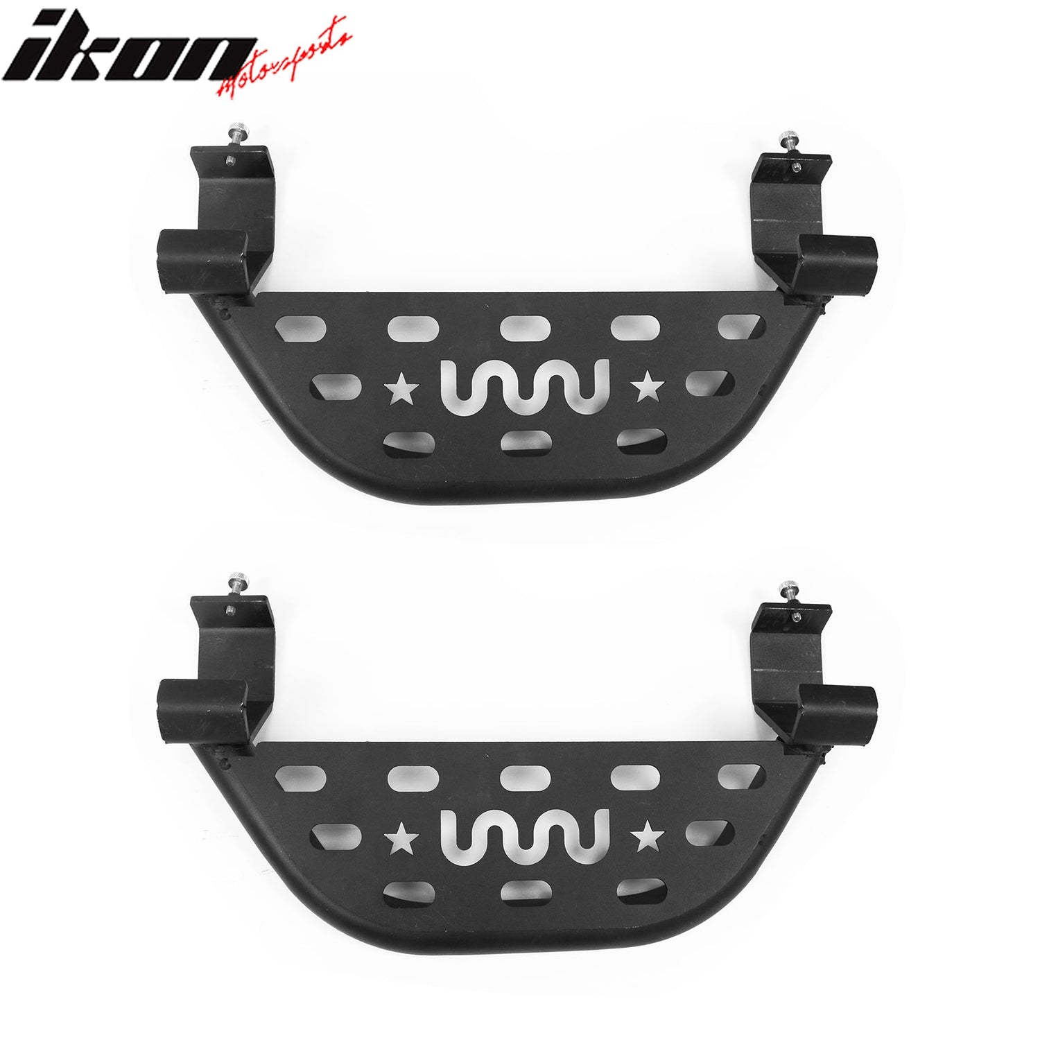 2021-2025 Ford Bronco 2/4 Dr Black Rock Rail Side Step Tungsten Steel