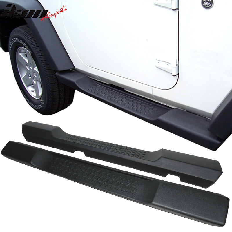 2007-2018 Jeep Wrangler 2 Door Side Running Boards