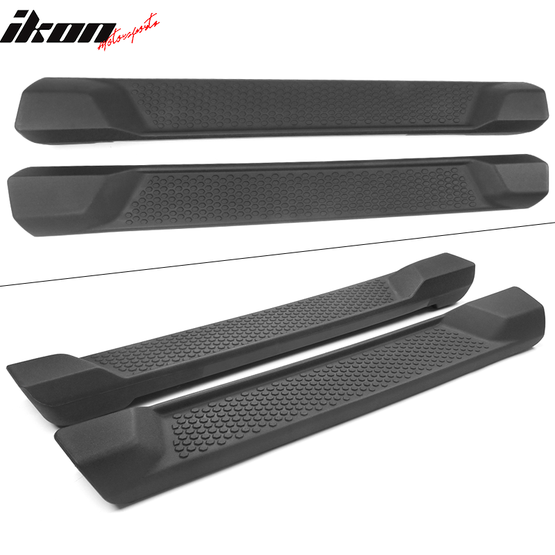 2018-2024 Jeep Wrangler JL 2 Door OE Textured Black Running Boards ABS