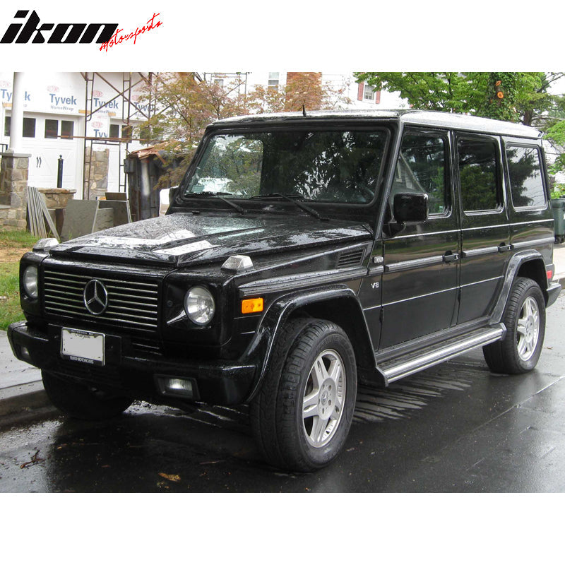 2002-2005 Mercedes Benz G500 G55 OE Polish Aluminum Running Boards