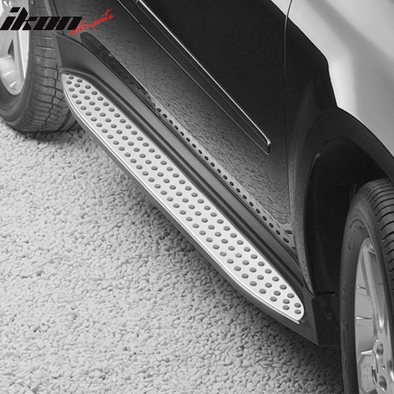 2006-2011 Benz W164 ML320 ML350 ML550 OE Silver Running Board Aluminum