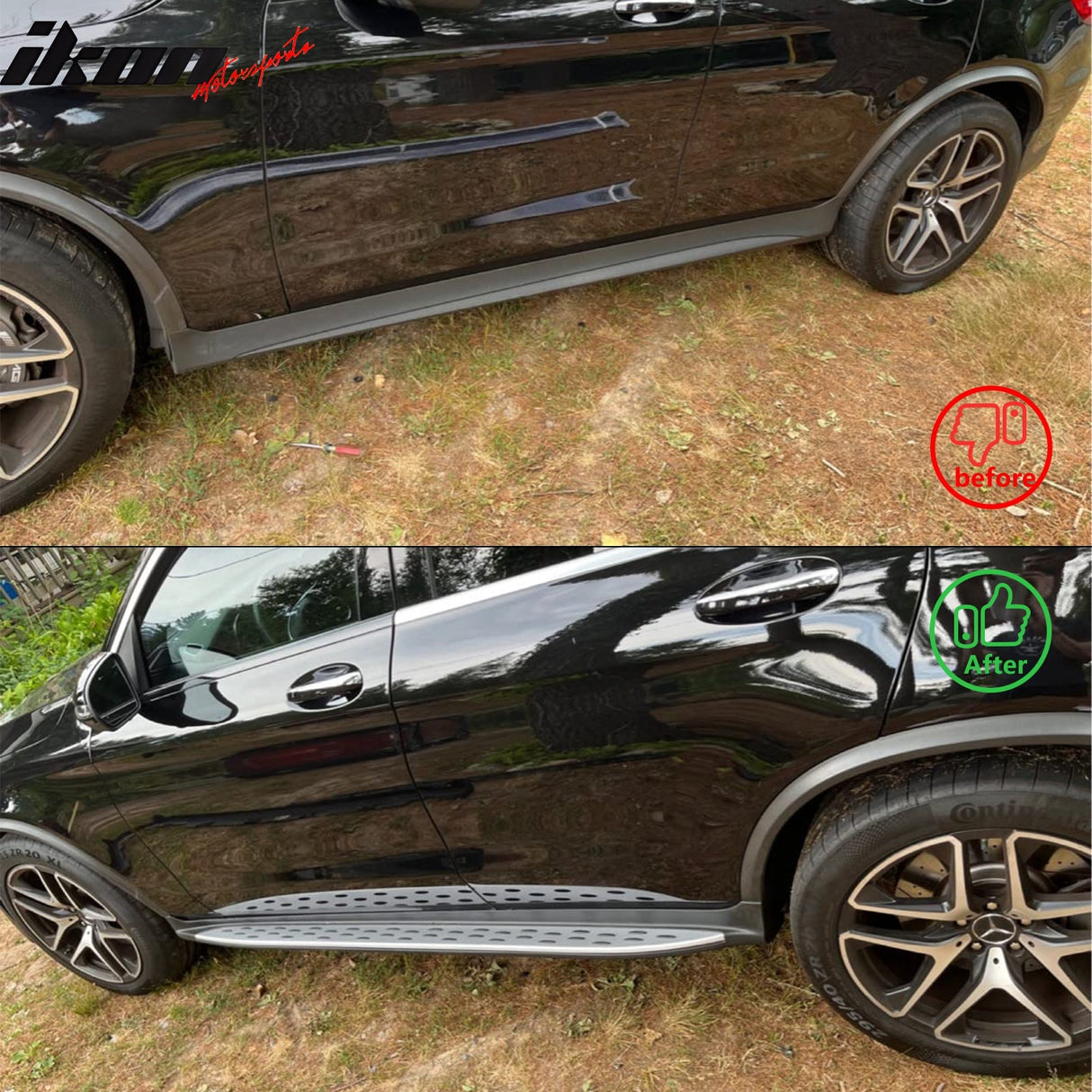 2016-2021 Benz X253 GLC-Class OE Style Running Boards Side Step Bars