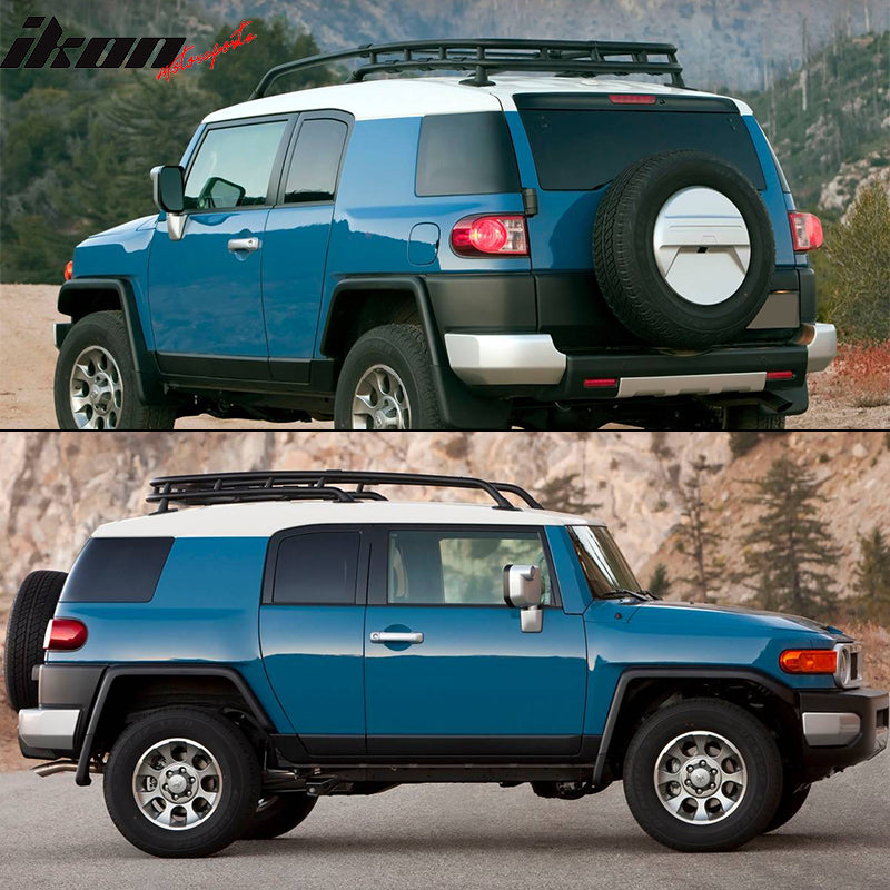 2007-2014 Toyota Fj Cruiser OE Roof Cross Bar Luggage Carrier Aluminum