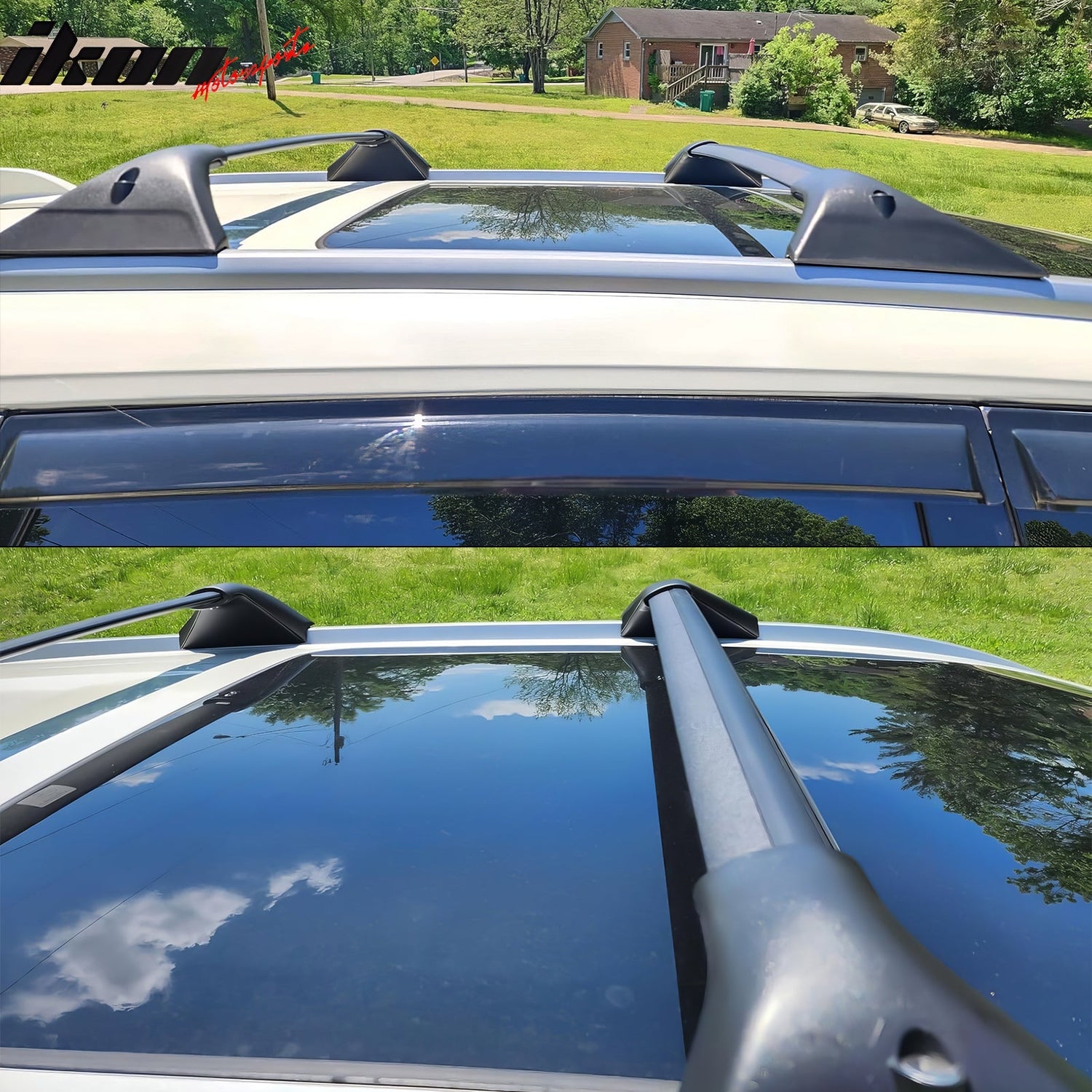 2021-2025 Nissan Rogue Aluminum Roof Rack Carrier Cross Bars w/ Lock