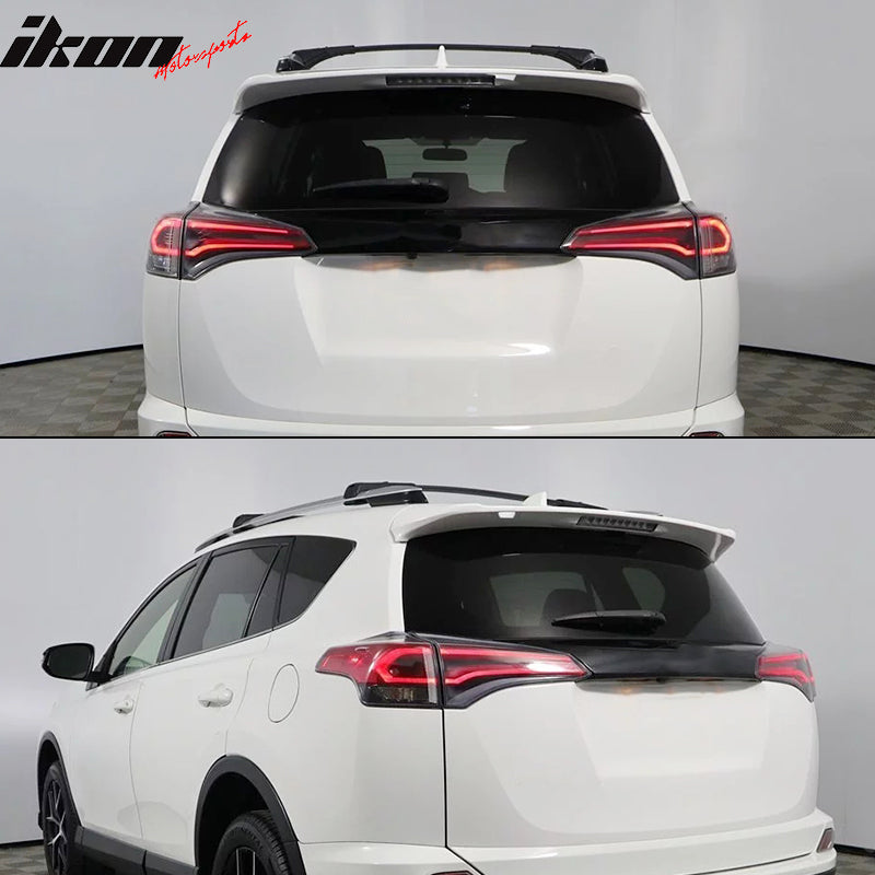 2013-2018 Toyota RAV4 OEM Style Black Roof Rack Cross Bar Aluminum