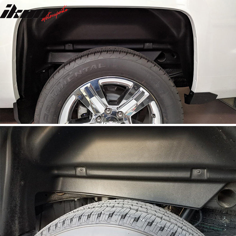 2014-2019 Chevrolet Silverado Unpainted 2PCS Rear Wheel Well Guards PP
