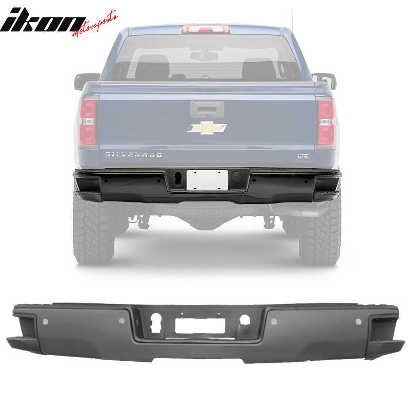 2014-2018 Silverado GMC Sierra 1500 Rear Step Bumper w/ Sensor Holes