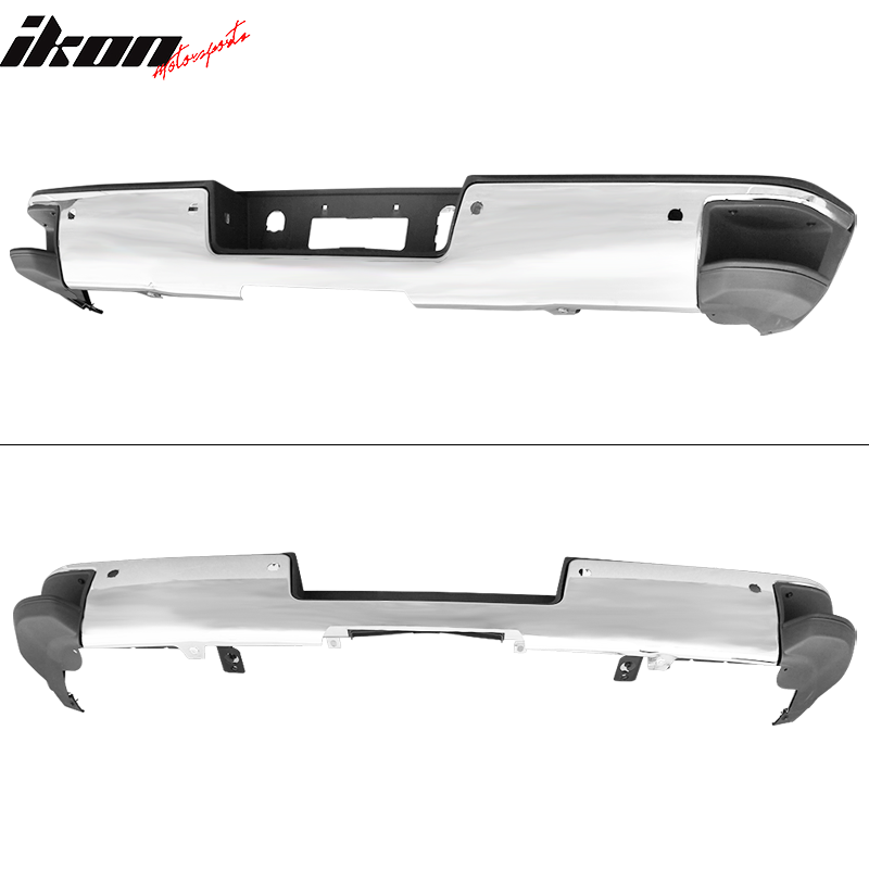 2014-2018 Silverado GMC Sierra 1500 Rear Step Bumper w/ Sensor Holes